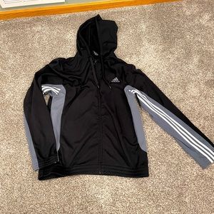 Men’s Adidas Long Sleeve Zip Up Hoodie
